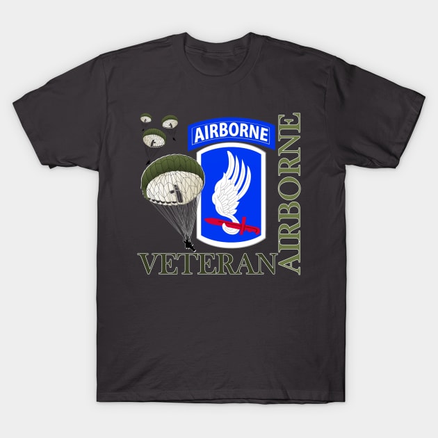 173rd Airborne Veteran T-Shirt by MilitaryVetShop